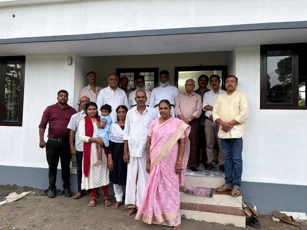 New House for a deserving family at Thiruvarppu